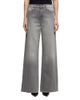 7 For All Mankind 7 For All Mankind Lotta Tailorless High Rise Wide Leg Jeans in Metal - 1
