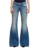 7 For All Mankind 7 For All Mankind Low Rise Flare Jeans in Blue Haze - 1