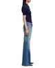 7 For All Mankind 7 For All Mankind Low Rise Flare Jeans in Blue Haze - 4