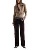 7 For All Mankind 7 For All Mankind Low Rise Straight Jeans in Flock Brown - 3