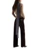 7 For All Mankind 7 For All Mankind Low Rise Straight Jeans in Flock Brown - 4
