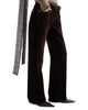 7 For All Mankind 7 For All Mankind Low Rise Straight Jeans in Flock Brown - 6
