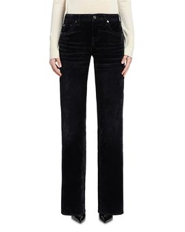 7 For All Mankind 7 For All Mankind Low Rise Straight Jeans in Flock Navy