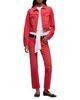 7 For All Mankind 7 For All Mankind Shrunken Jean Jacket in Flame - 2