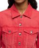 7 For All Mankind 7 For All Mankind Shrunken Jean Jacket in Flame - 5