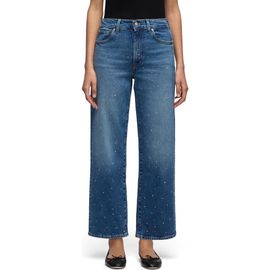 7 For All Mankind 7 For All Mankind Stovepipe Embellished High Waist Ankle Straight Leg Jeans