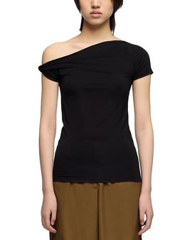 7 For All Mankind 7 For All Mankind Twisted Off-the-Shoulder Tee