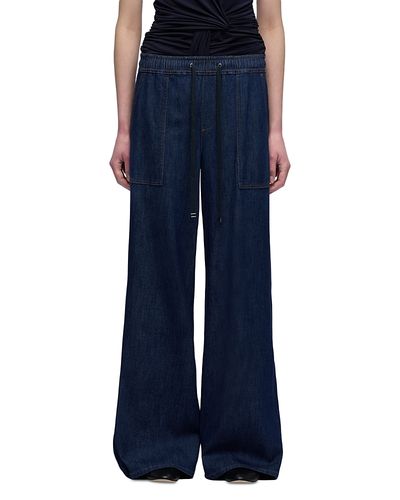 7 For All Mankind 7 For All Mankind Utility High Rise Pull On Wide Leg Jeans in Halona