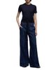 7 For All Mankind 7 For All Mankind Utility High Rise Pull On Wide Leg Jeans in Halona - 2