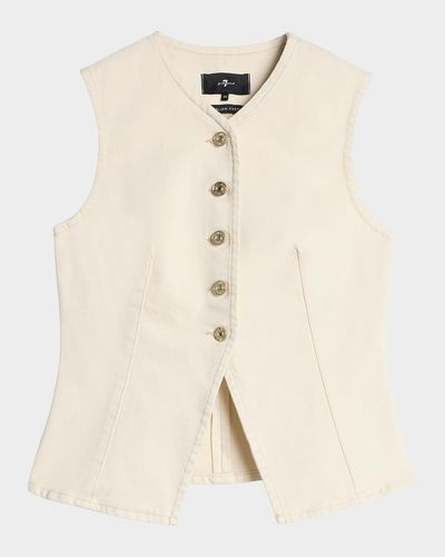 7 for all mankind Denim Vest