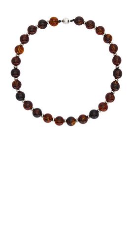 8 Other Reasons 8 Other Reasons Amber-toned Faceted Beads Necklace