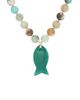 8 Other Reasons 8 Other Reasons Beaded Fish Pendant Necklace - 2