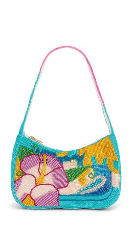8 Other Reasons 8 Other Reasons Beaded Floral Shoulder Bag
