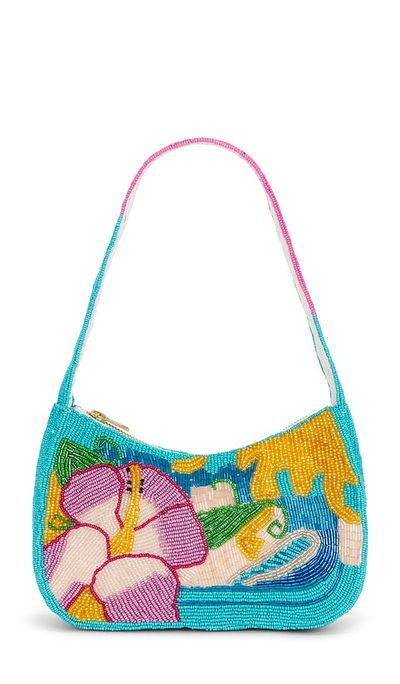 8 Other Reasons 8 Other Reasons Beaded Floral Shoulder Bag