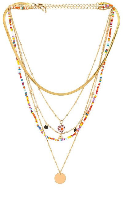 8 Other Reasons 8 Other Reasons Beaded Layered Necklace