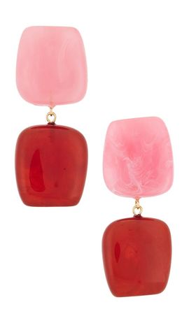 8 Other Reasons 8 Other Reasons Color Blocked Shaped Drop Earrings