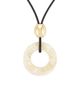 8 Other Reasons 8 Other Reasons Cord Necklace With White Circle Pendant - 2