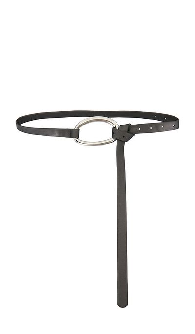8 Other Reasons 8 Other Reasons Gunmetal Belt With Oval Know Buckle