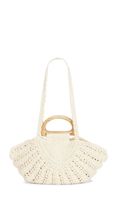 8 Other Reasons 8 Other Reasons Hand Crochet Shell Clutch Bag