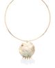 8 Other Reasons 8 Other Reasons Iridescent Circle Pendant Choker - 1