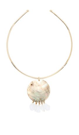 8 Other Reasons 8 Other Reasons Iridescent Circle Pendant Choker