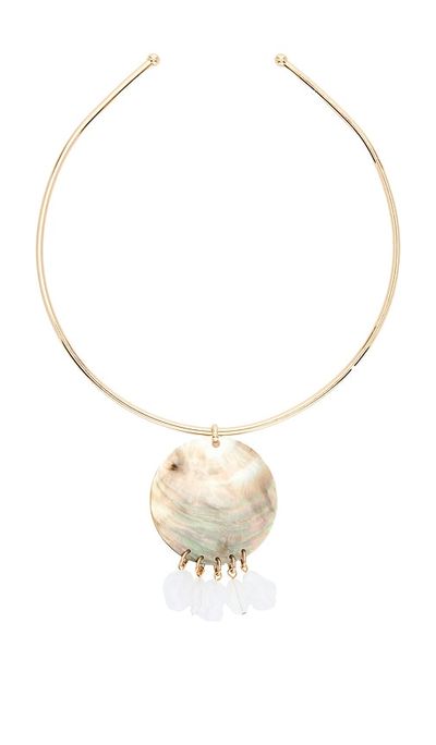 8 Other Reasons 8 Other Reasons Iridescent Circle Pendant Choker