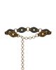 8 Other Reasons 8 Other Reasons Leopard Ponyhair Waist Belt With Brass Studs - 1