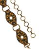 8 Other Reasons 8 Other Reasons Leopard Ponyhair Waist Belt With Brass Studs - 2