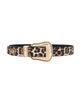 8 Other Reasons 8 Other Reasons Leopard Print Belt With Gold Detail - 1