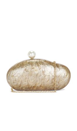 8 Other Reasons 8 Other Reasons Marbled Acrylic Clutch Bag