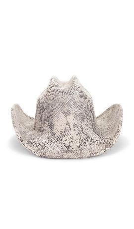 8 Other Reasons 8 Other Reasons Midnight Rider Snakeskin Printed Cowboy Hat