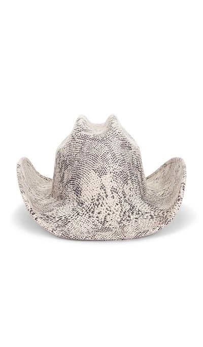 8 Other Reasons 8 Other Reasons Midnight Rider Snakeskin Printed Cowboy Hat