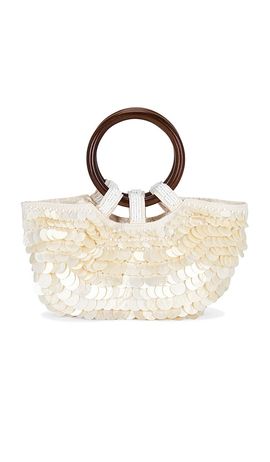 8 Other Reasons 8 Other Reasons Pearl Top Handle Bag