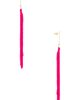 8 Other Reasons 8 Other Reasons Round Top & Flowing Fringe Tassel Statement Earrings - 2