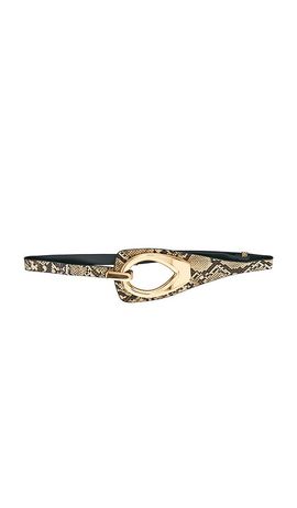 8 Other Reasons 8 Other Reasons Snake Belt With Gold Hardware