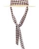 8 Other Reasons 8 Other Reasons Straw Boater Hat With Gingham Ribbon Band - 1