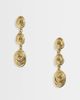8 Other Reasons 8 Other Reasons swirl drop statement earrings in 18k gold plated - 1