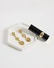 8 Other Reasons 8 Other Reasons swirl drop statement earrings in 18k gold plated - 2