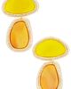 8 Other Reasons 8 Other Reasons Vibrantglassy Stone Earrings - 1