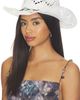 8 Other Reasons 8 Other Reasons Woven Cowboy Hat With Beaded Band Detail - 1
