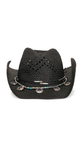 8 Other Reasons 8 Other Reasons Woven Cowboy Hat With Decorative Beaded Band