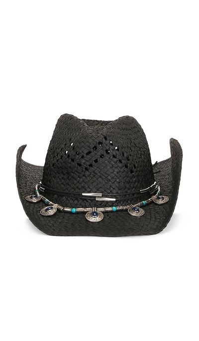 8 Other Reasons 8 Other Reasons Woven Cowboy Hat With Decorative Beaded Band