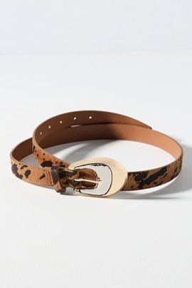 8 Other Reasons Skinny Animal Print Belt
