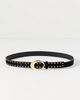 8 Other Reasons Studded Oval Buckle Belt - 1