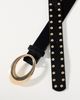 8 Other Reasons Studded Oval Buckle Belt - 2