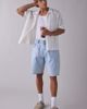 925 Originals 925 Originals Kurt Crochet Button-Down Polo Sweater in Ivory, Men's at Urban Outfitters - 1
