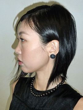 A BIT MOR Black Pearl Necklace
