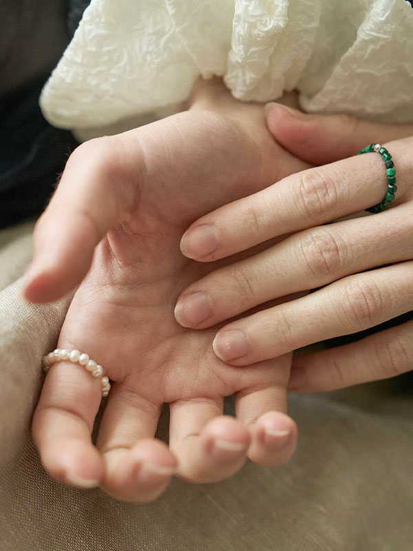 A BIT MOR Pearl Rings