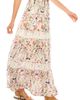 A COLLECTIVE STORY A COLLECTIVE STORY Floral Print Crochet Trim Maxi Skirt - 3