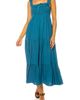 A COLLECTIVE STORY A COLLECTIVE STORY Ruffle Trim Swiss Dot Tiered Midi Dress - 1